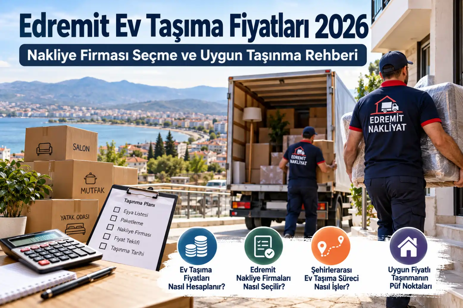 Edremit Ev Taşıma Fiyatları 2026: Ucuz Teklif mi, Doğru Planlanmış Nakliye mi?